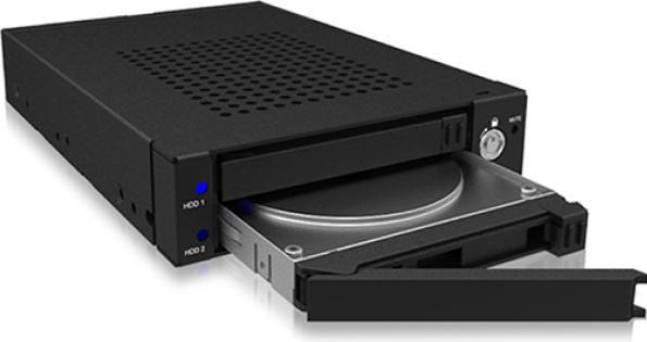 Produktbild Icy Box RAIDON iR2771-S3 - Internes RAID-Gehäuse mit Datenanzeige, Netzanzeige, Tastensp