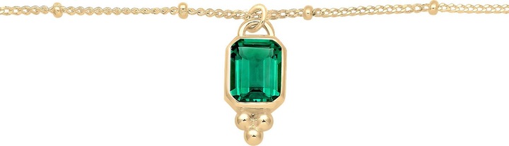 Produktbild Elli Edelsteinkette, Vintage (Quarz, 925 Sterling Silber vergoldet, 40 cm)
