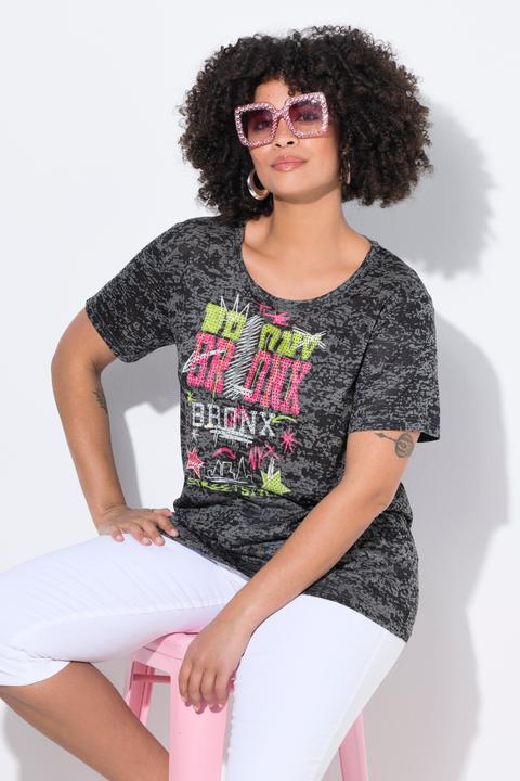 Immagine prodotto Angel of Style T-shirt dal taglio comodo con scritta BRONX (56)