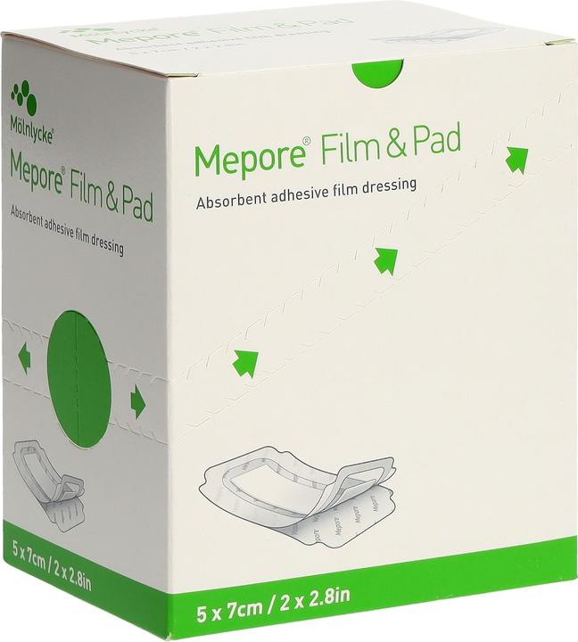 Produktbild Mepore Film & Pad 5x7cm square (neu) 85 Stk (85 x)