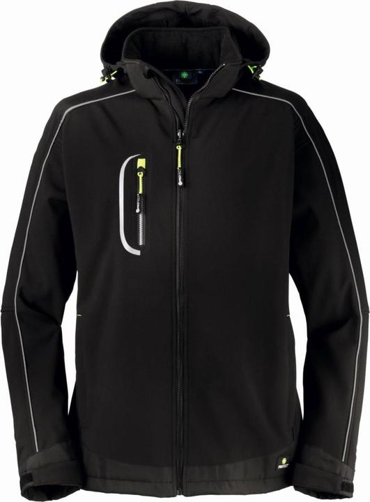 Produktbild BIG Arbeitsschutz Softshelljacke MONTANA schwarz,Gr.L (L)