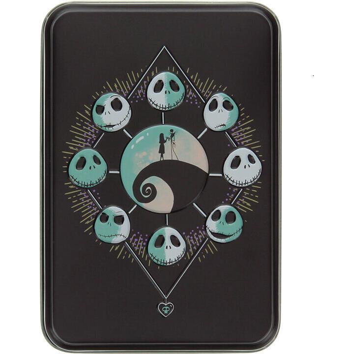 Paladone Products Disney - L'Étrange Noël de monsieur Jack - Cartes à jouer avec boîte de rangement en métal
