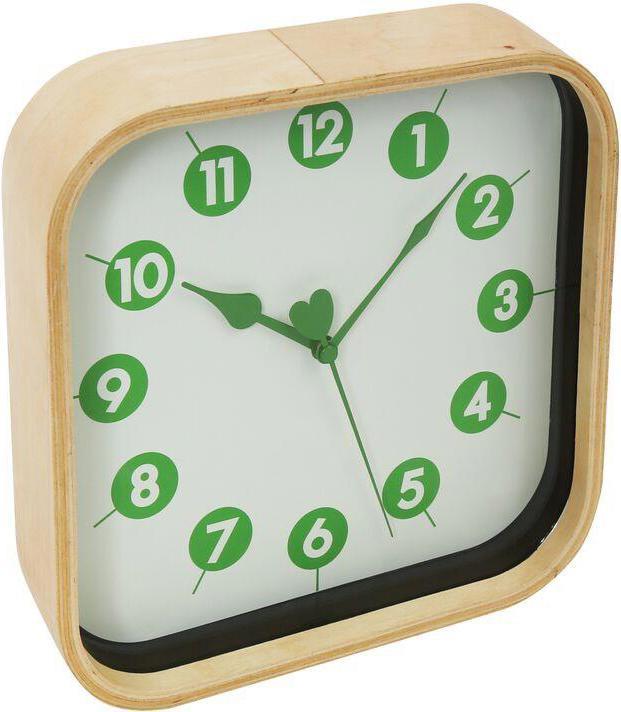 Image du produit Platinet wall clock Morning, green (42988) (23 cm)