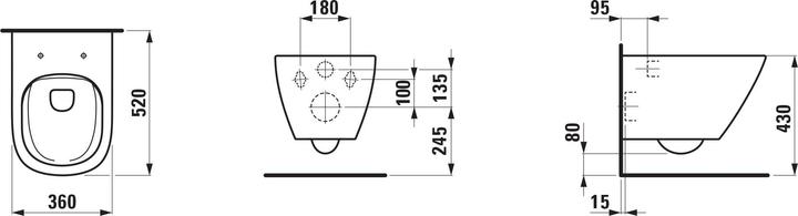 Actual product image Laufen Lua 52