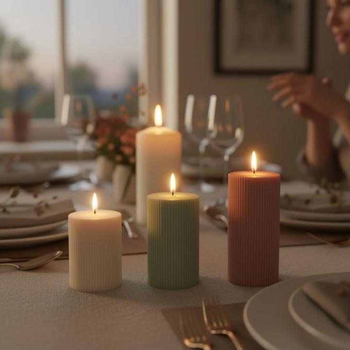 Actual product image Relaxdays 4x LEDcandles (4x)