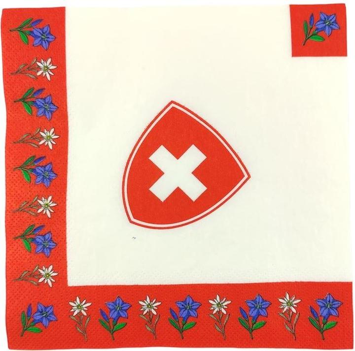 Widmann Servietten Schweiz Tradition:2 (20 x, 33 x 33 cm)