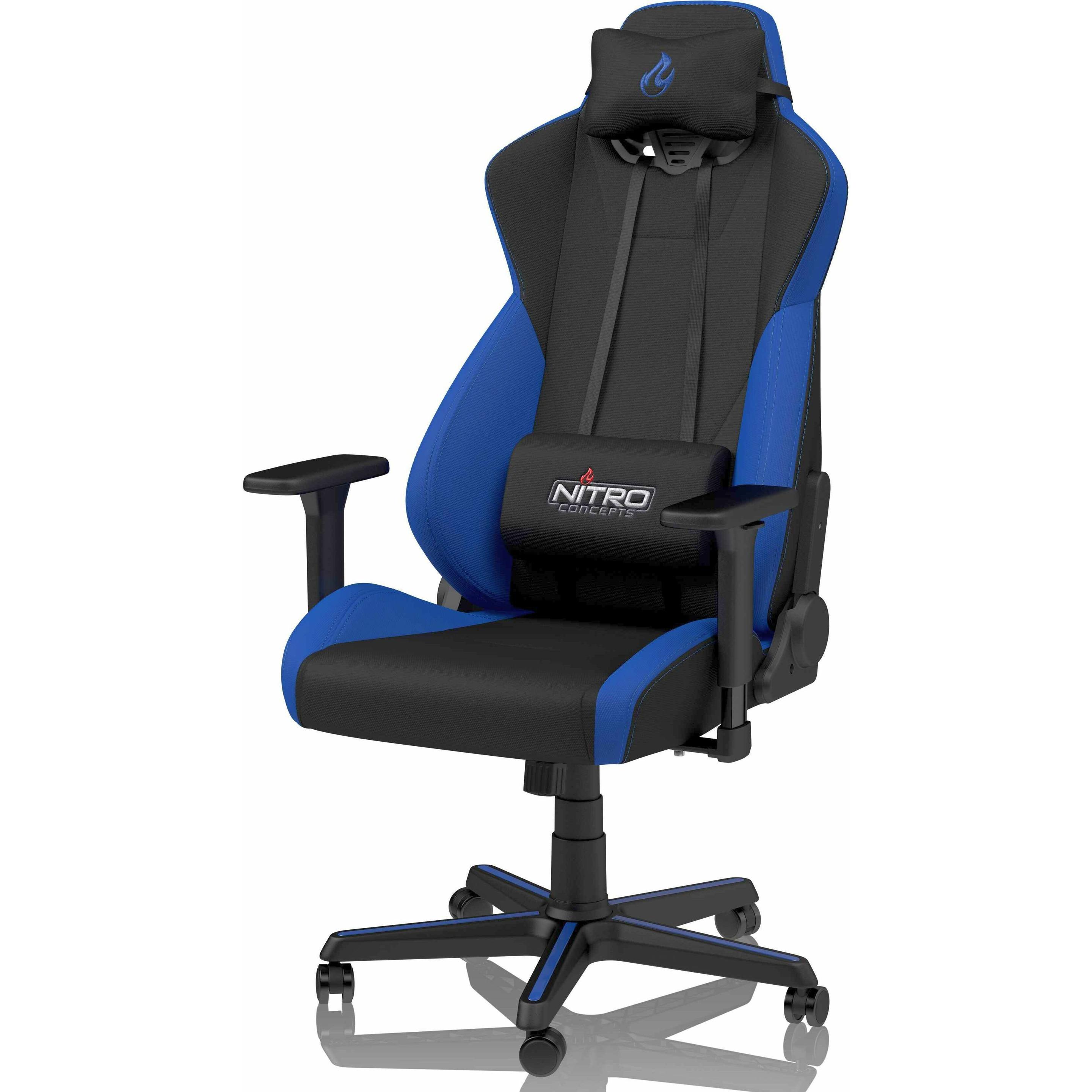 Nitro Concepts S300, Gaming Stuhl, Schwarz, Blau