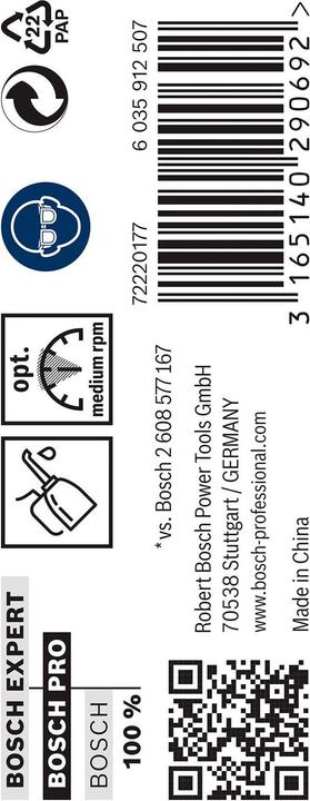 Actual product image Bosch Professional Zubehör PRO Metal HSS-G twist drill, 6.8 x 69 x 109 mm (6.8 mm)