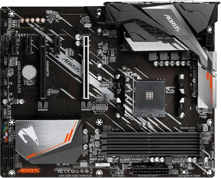 Actual product image Gigabyte A520 AORUS ELITE (AM4, AMD A520, ATX)