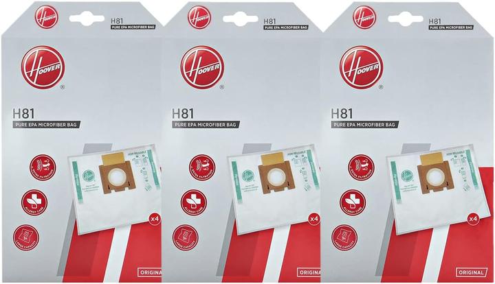 Actual product image Hoover 12x Staubsaugerbeutel H81 (12 x)
