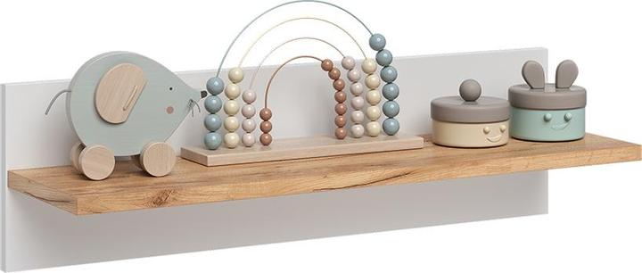 Actual product image VitaliSpa Wandregal Kinderzimmer Malia, Weiss/Artisan, 70 x 20 cm