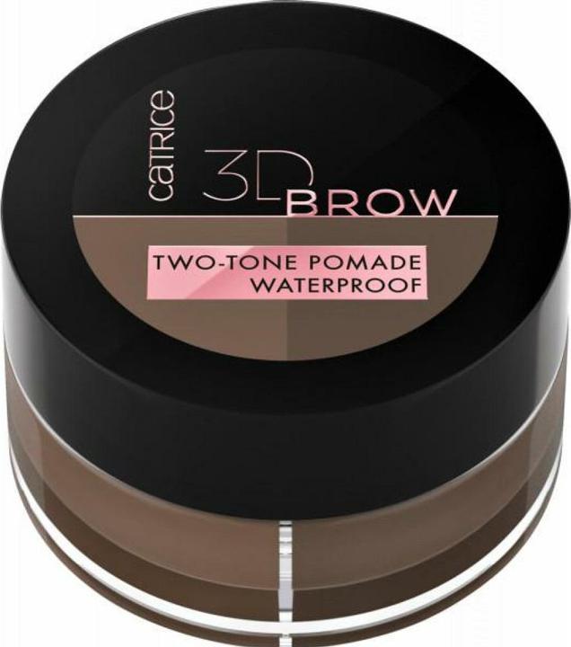 Actual product image Catrice 3D Brow Two-Tone Pomade Waterproof 020 (Medium to Dark)