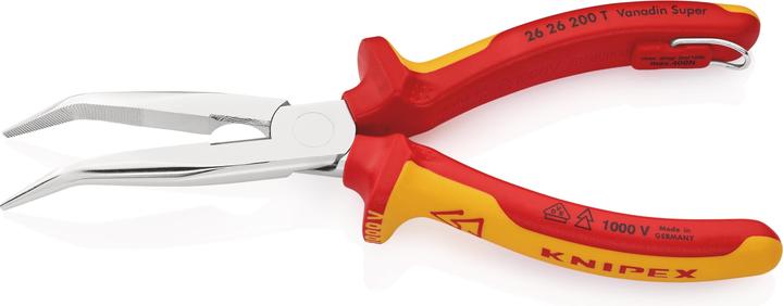 Produktbild Knipex Flachrundzange mit Schneide (200 mm)