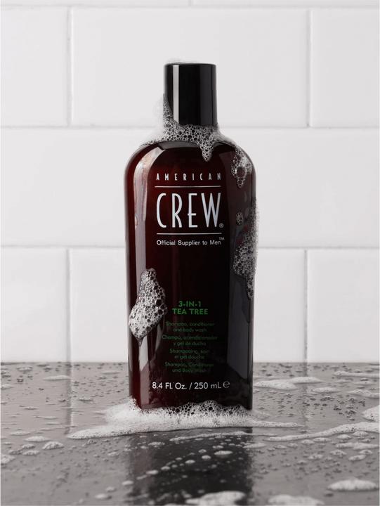 Produktbild American Crew 3-IN-1 Tea Tree (1000 ml, Flüssiges Shampoo)