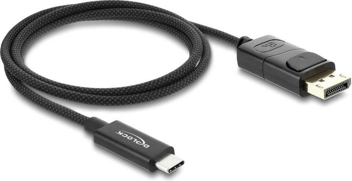 Produktbild Delock Koaxiales USB Type-C zu DisplayPort Kabel (DP Alt Mode) 4K 60 Hz mit Gefl (1 m)