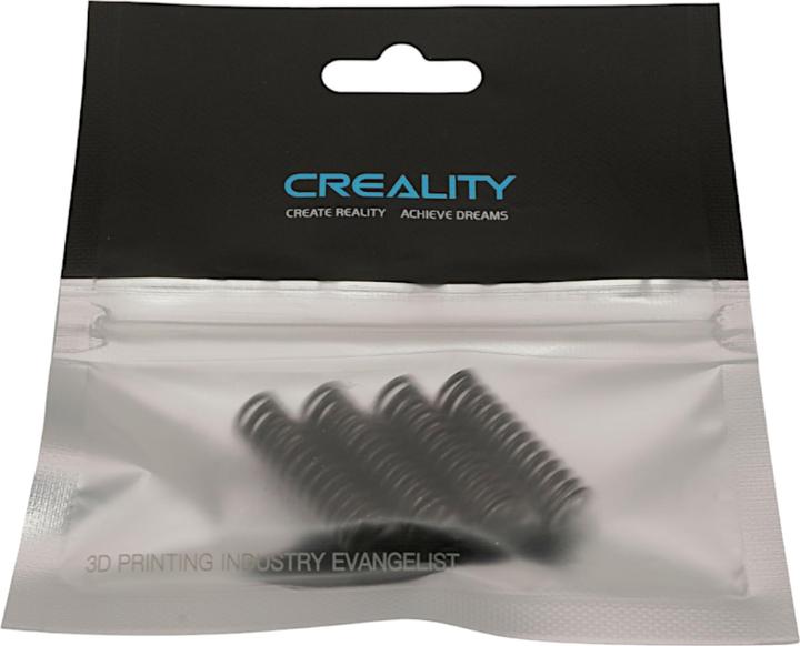 Actual product image Creality 4pcs Spring for heating bed and extruder black (Replacement parts)