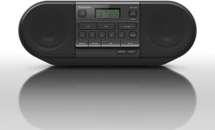 Actual product image Panasonic RX-D550E-K (FM, VHF, Bluetooth)