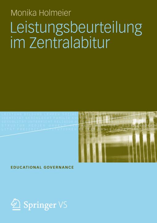 Produktbild Leistungsbeurteilung im Zentralabitur (Deutsch, Monika Holmeier, 2012)