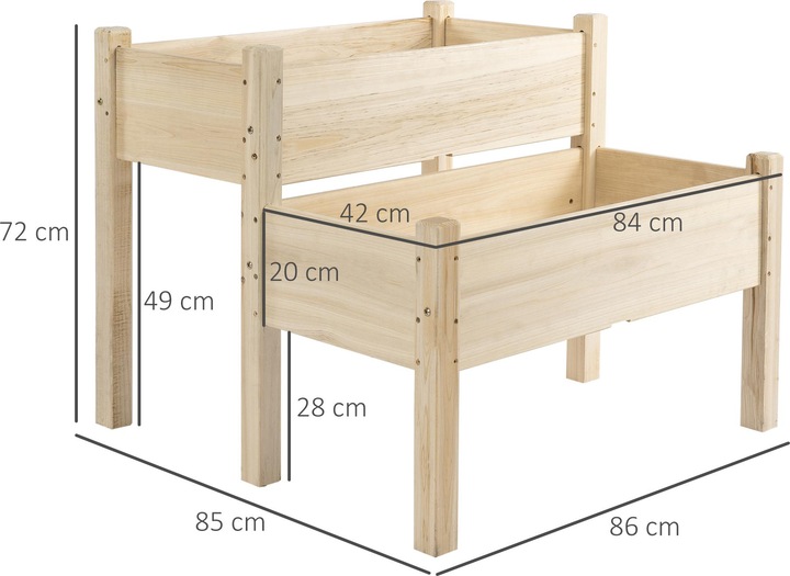 Produktbild Jamb Hochbeet 2 Stufen