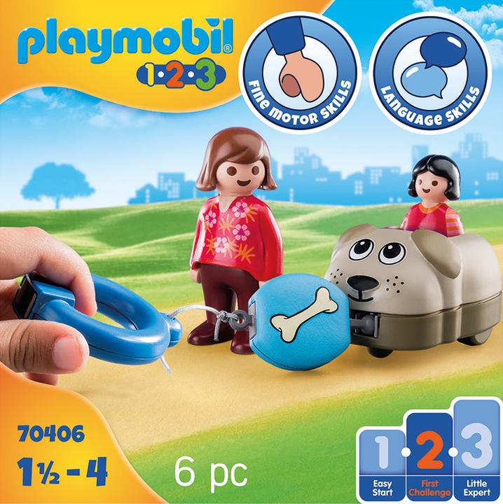 Actual product image Playmobil 70406 Dog train (70406, Playmobil 1.2.3)