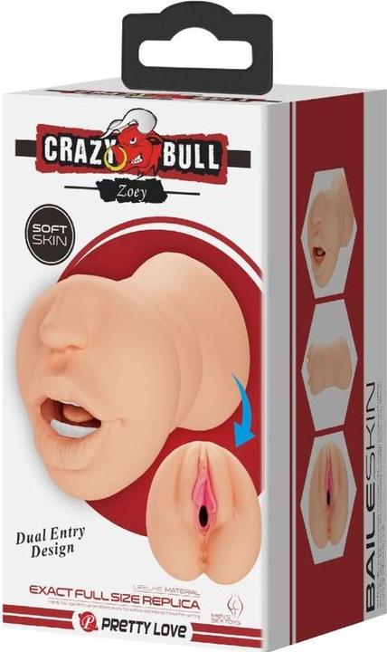 Produktbild Crazy Bull Zoey Vaginaförmiger Mastubador Mit Doppeltem Eingang