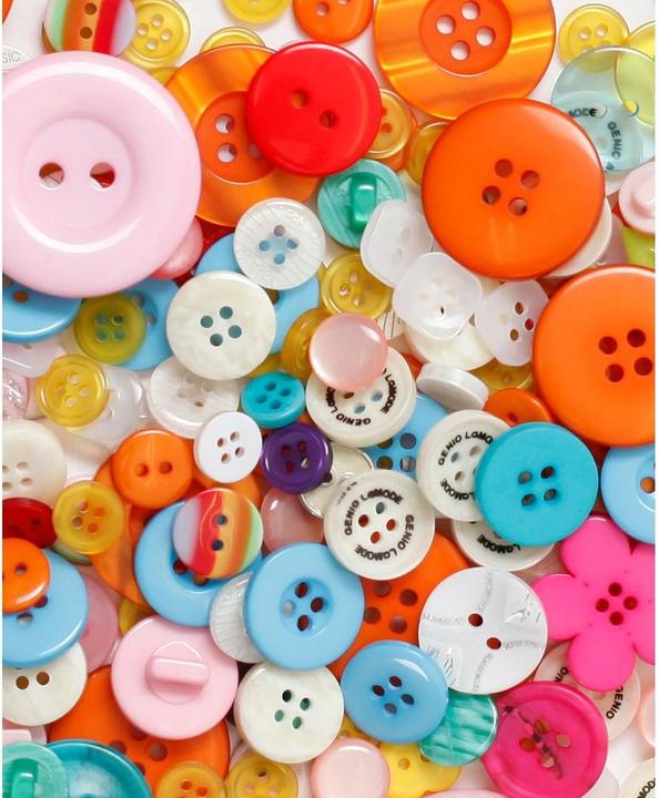 Actual product image I Am Creative Zip bag buttons