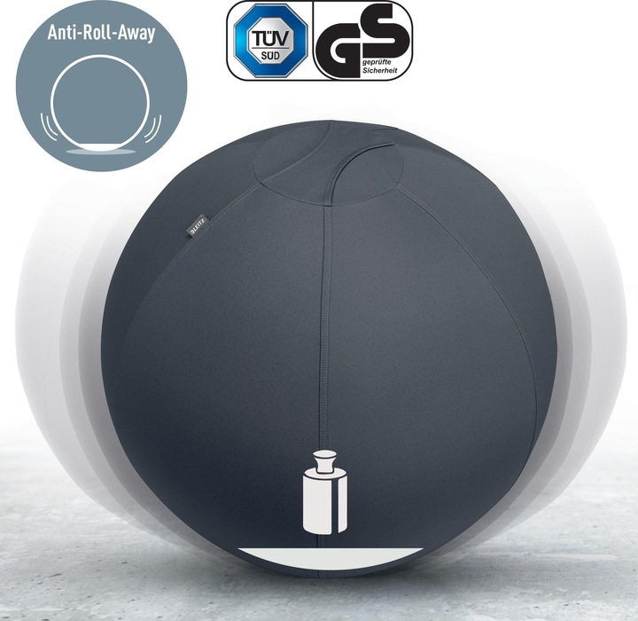 Immagine prodotto Leitz Sedile Ball Active Ø 65cm grigio velluto (65 cm)