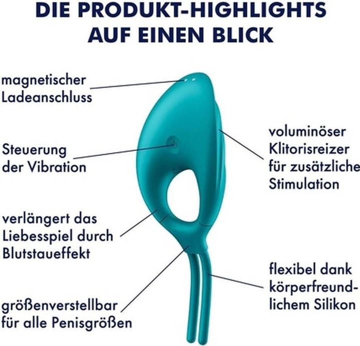 Produktbild Satisfyer Swordsamen - Green (5 cm)