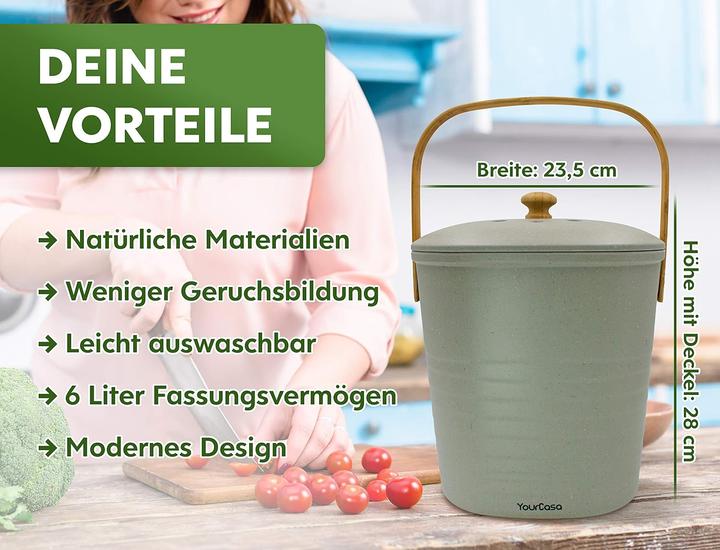 Produktbild YourCasa Komposteimer 6L (6 l)