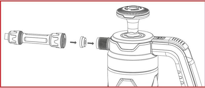 Image du produit KS Tools Pulvérisateur de mousse à pompe à pression (mousseur) (1.50 l)