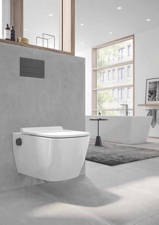 Immagine prodotto TECE TECEsquare Piastra di spinta per WC in metallo e acciaio inox con antimpronta