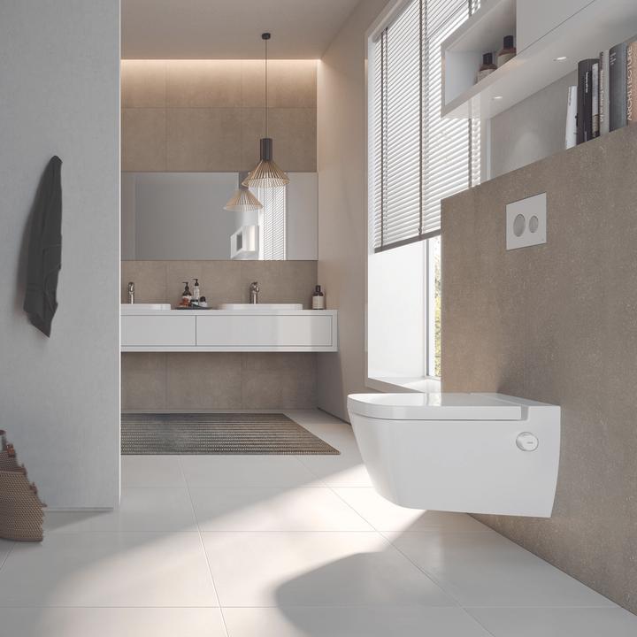 Produktbild TECE TECEone Dusch-WC Komplettanlage, WC-Keramik mit Duschfunktion, ohne WC-Sitz mit Deckel