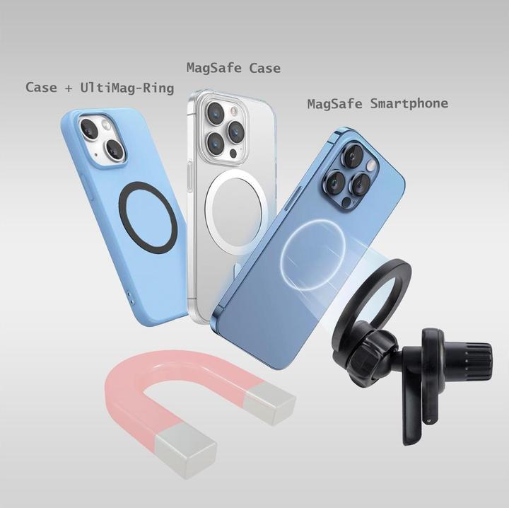 Produktbild 4smarts Universal Screen Mount MagSafe-kompatibel schwarz