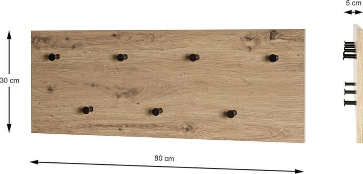 Actual product image HAKU Möbel Wall coat rack