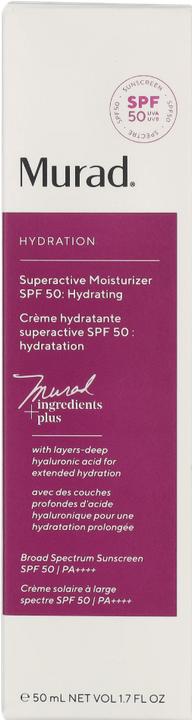 Actual product image Murad Superactive (Sun cream face, SPF 50, 50 ml)