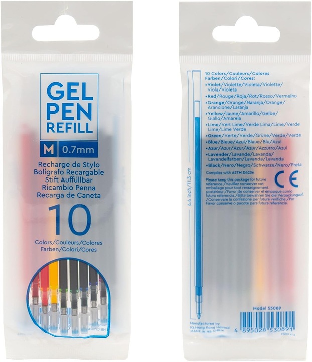 Immagine prodotto LEGO ricarica penne gel 10 pezzi (Multicolore)