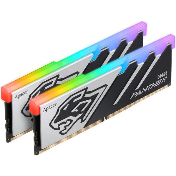 Apacer 32 GB DDR5-RAM PC6000 OC Panther RGB (2x16) CL38 (2 x 16GB, RAM DDR5), Memoria RAM