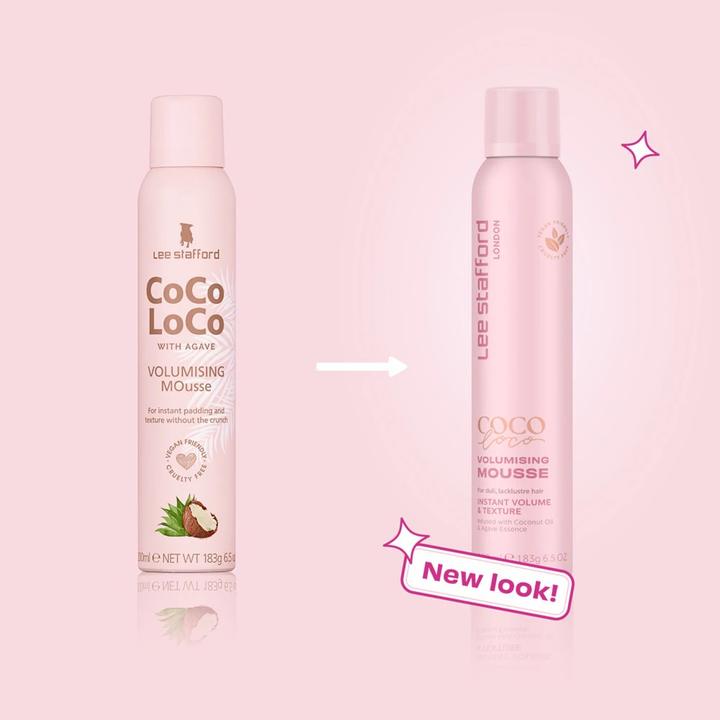 Produktbild Lee Stafford CoCo LoCo Agave Volumising Mousse - Foam hardener for hair volume - 200ml (200 ml)