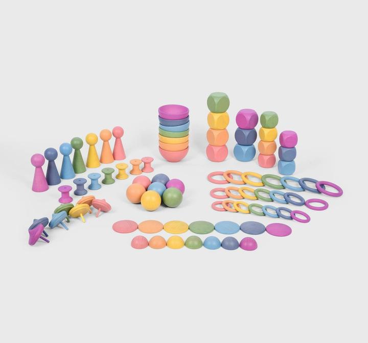 Actual product image TickiT Rainbow mega set (84 pieces)