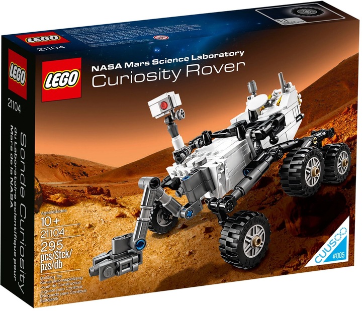 Actual product image LEGO NASA Mars Science Laboratory Curiosity Rover (21104, LEGO Ideas)