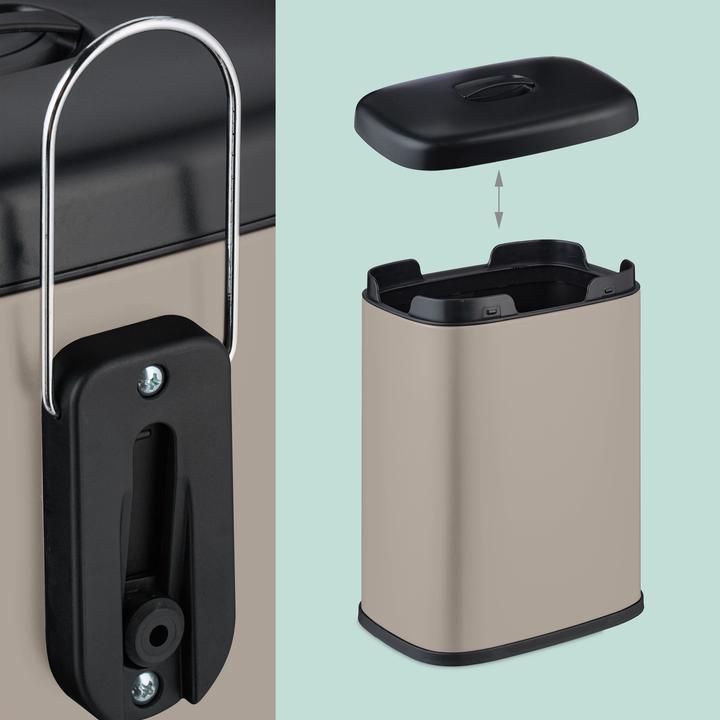 Actual product image Relaxdays waste bin (5 l)