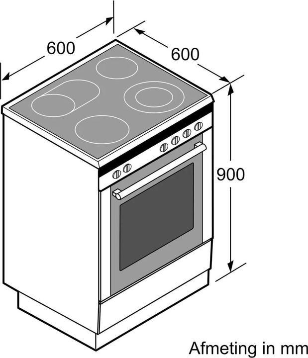 Produktbild Bosch Hausgeräte HLL09A020U Induction cooktop, white
