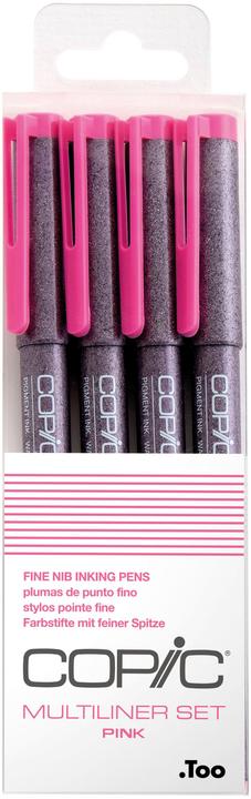 Produktbild Copic Multiliner Pink Set, 4 Stück sortiert (Pink, 4x)