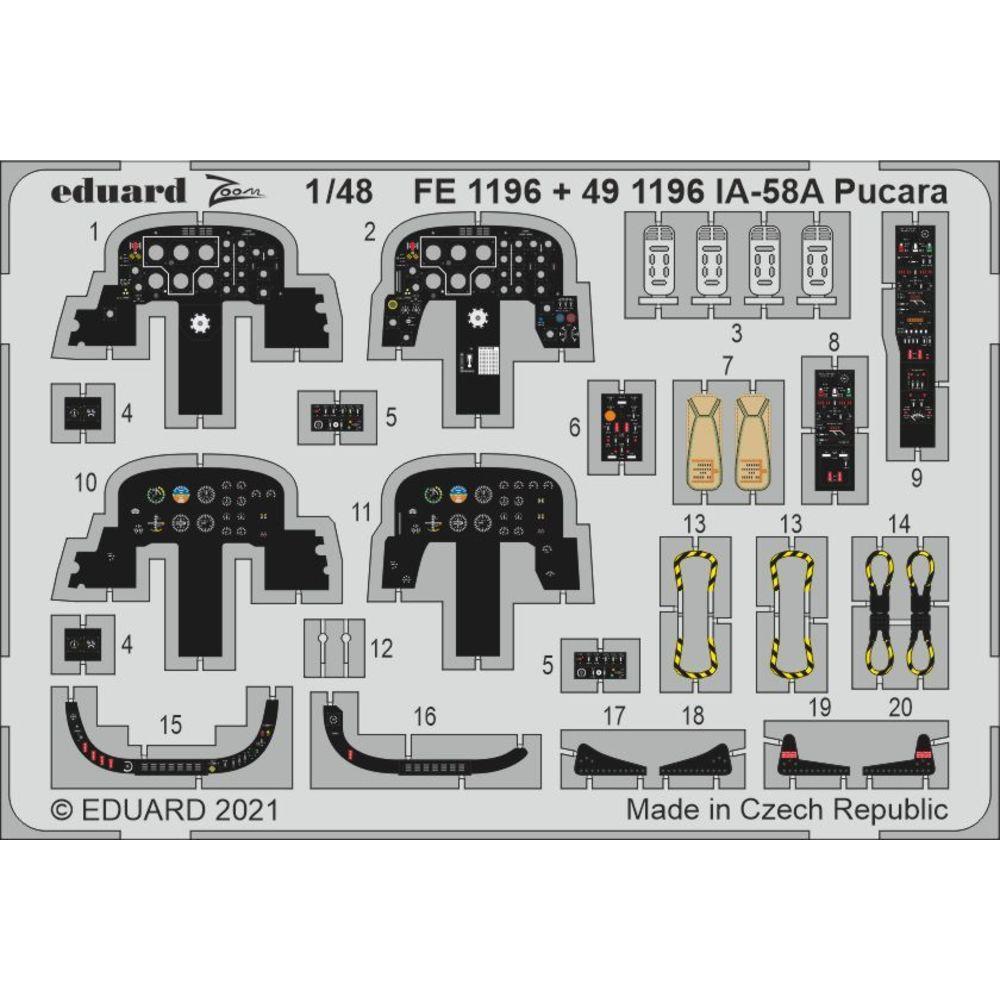 Eduard IA-58A Pucara 1/48 for KINETIC