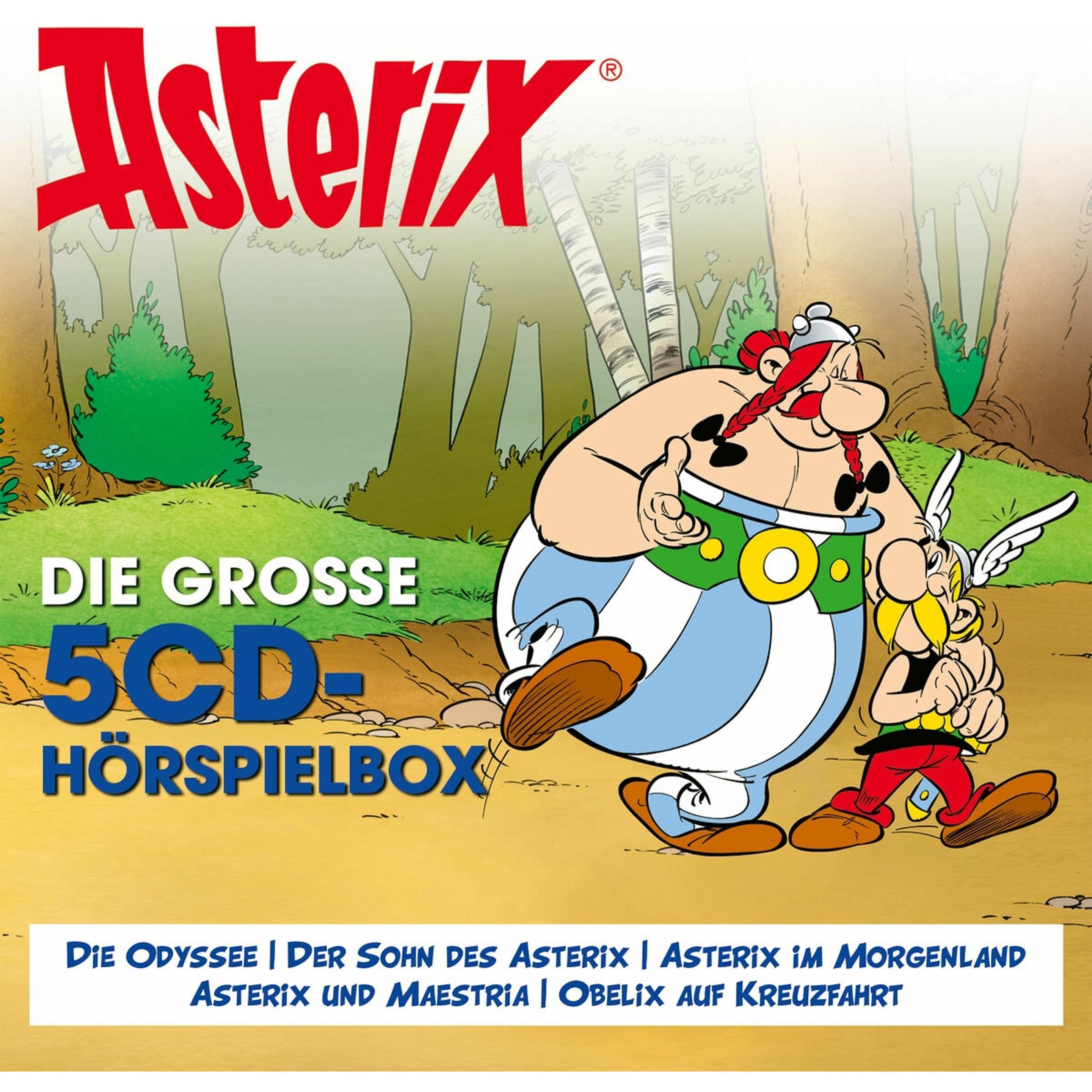 Thumbnail - Asterix - Die grosse 5-CD Hörspielbox Vol. 6, Hörbücher von Rene Goscinny, Gudrun Penndorf, Albert Uderzo