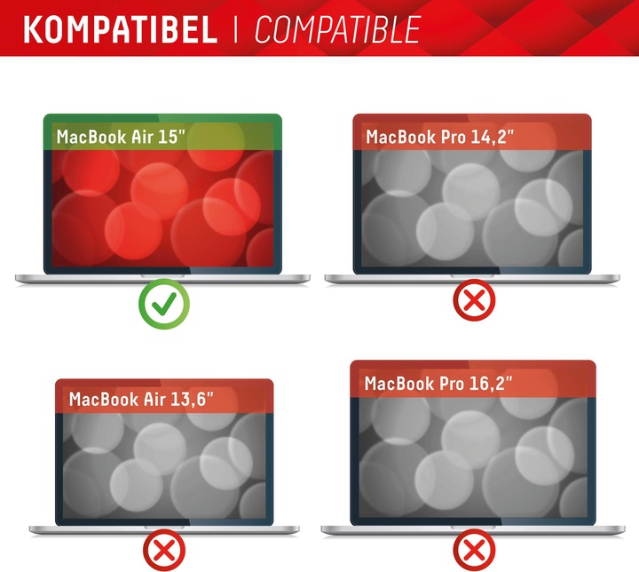 Produktbild Displex Privacy Safe, Laptop Blickschutzfilter (15", 3 : 2)