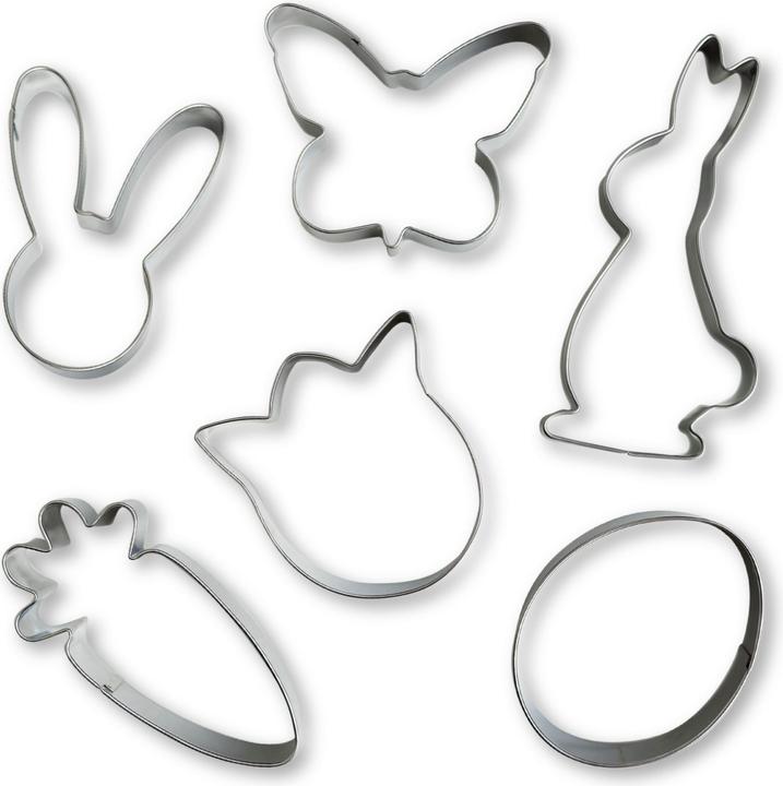 Actual product image Papierdrachen 6 Keks-Ausstecher Ostern Set 3