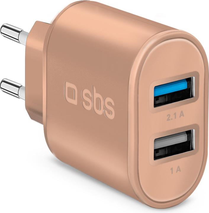 Actual product image SBS 2100 mAh travel charger - Gold Collection (10 W)