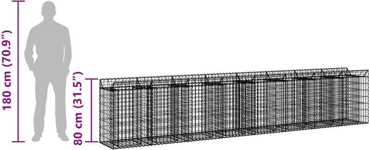 Produktbild vidaXL Zaunpaneele