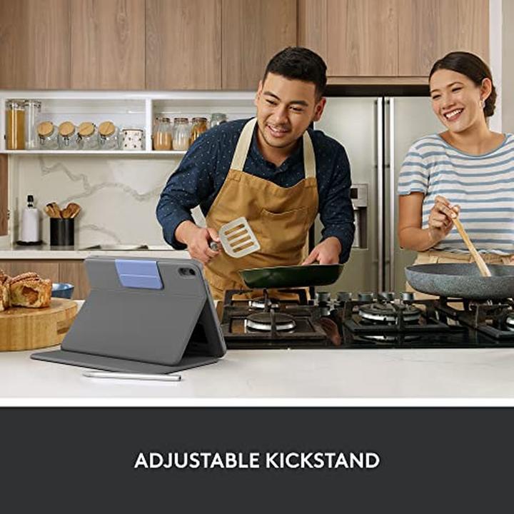 Produktbild Logitech Rugged Folio (DE, iPad 2025 (11. Gen), iPad 2022 (10. Gen))